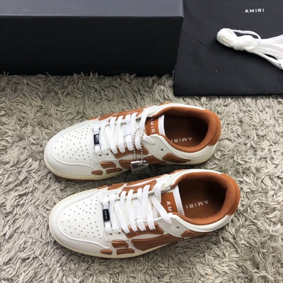 Amiri Men's Outdoor Low-Top Light Brown Skel-Top Low Shoes - Picture 3 of 9